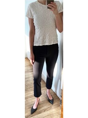 3.1 Phillip Lim Black Tailored Slim Straight Cropped Ankle Pants Size 6 Work